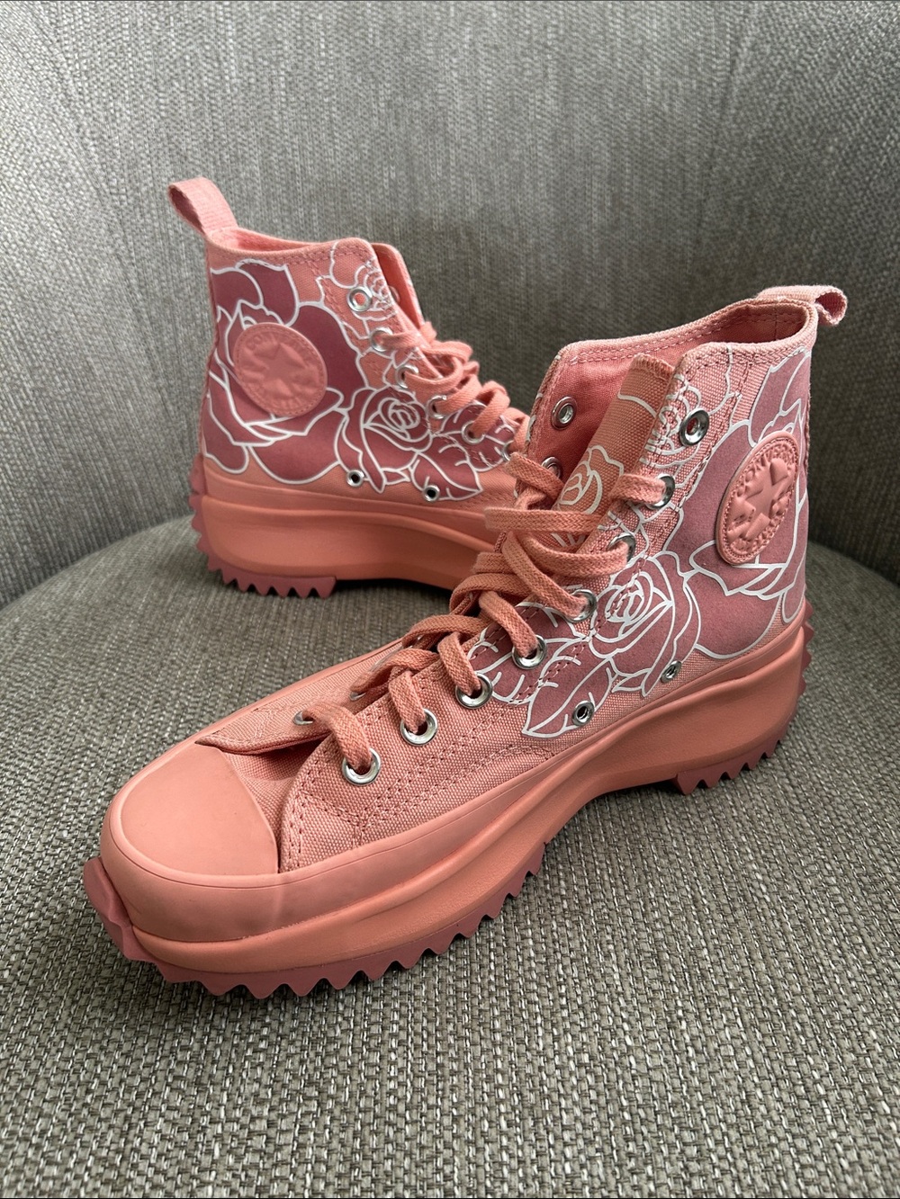 Converse x Natasha Cloud Run Star Hike Inspired 'Floral - Pink Quartz' - Picture 6 of 7
